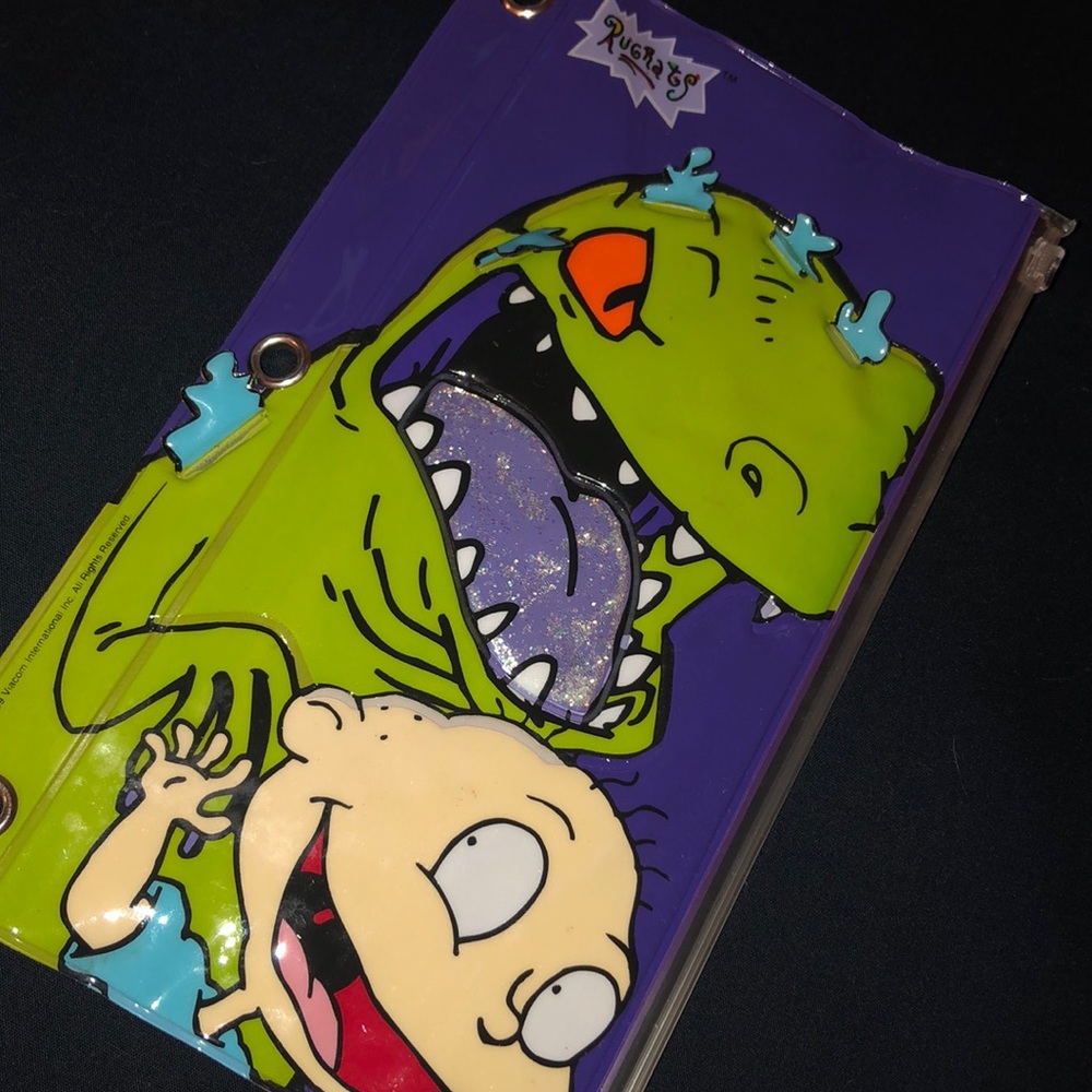 VINTAGE Rugrats 3ring pencil pack